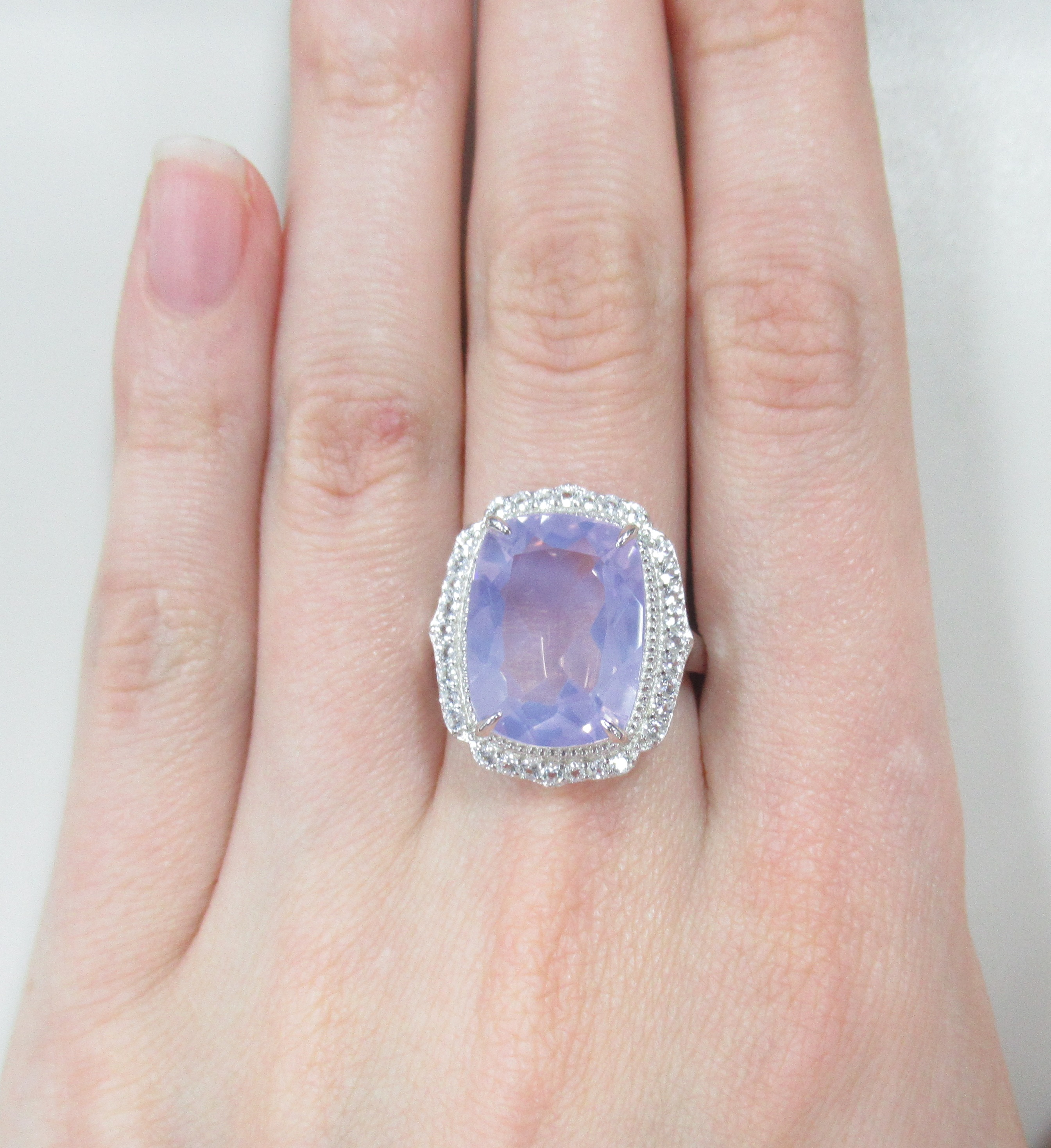 Серебряное кольцо с кварцем